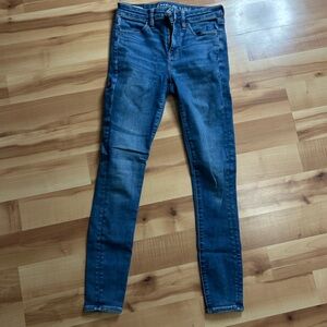 American Eagle Outfitters Dark Blue Skinny Jeans